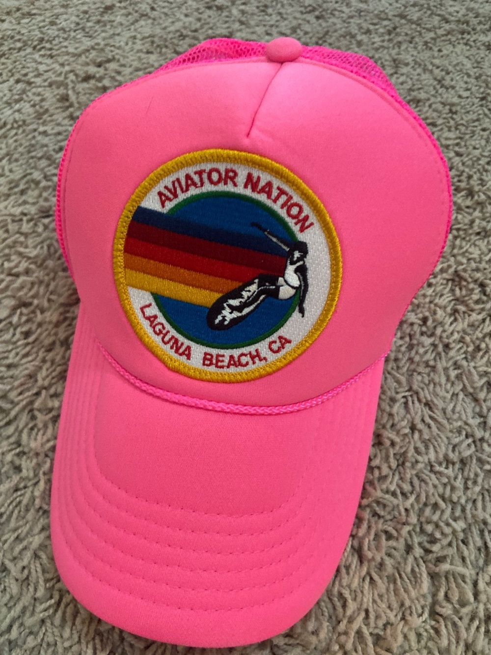 Aviator Nation trucker hat Laguna beach